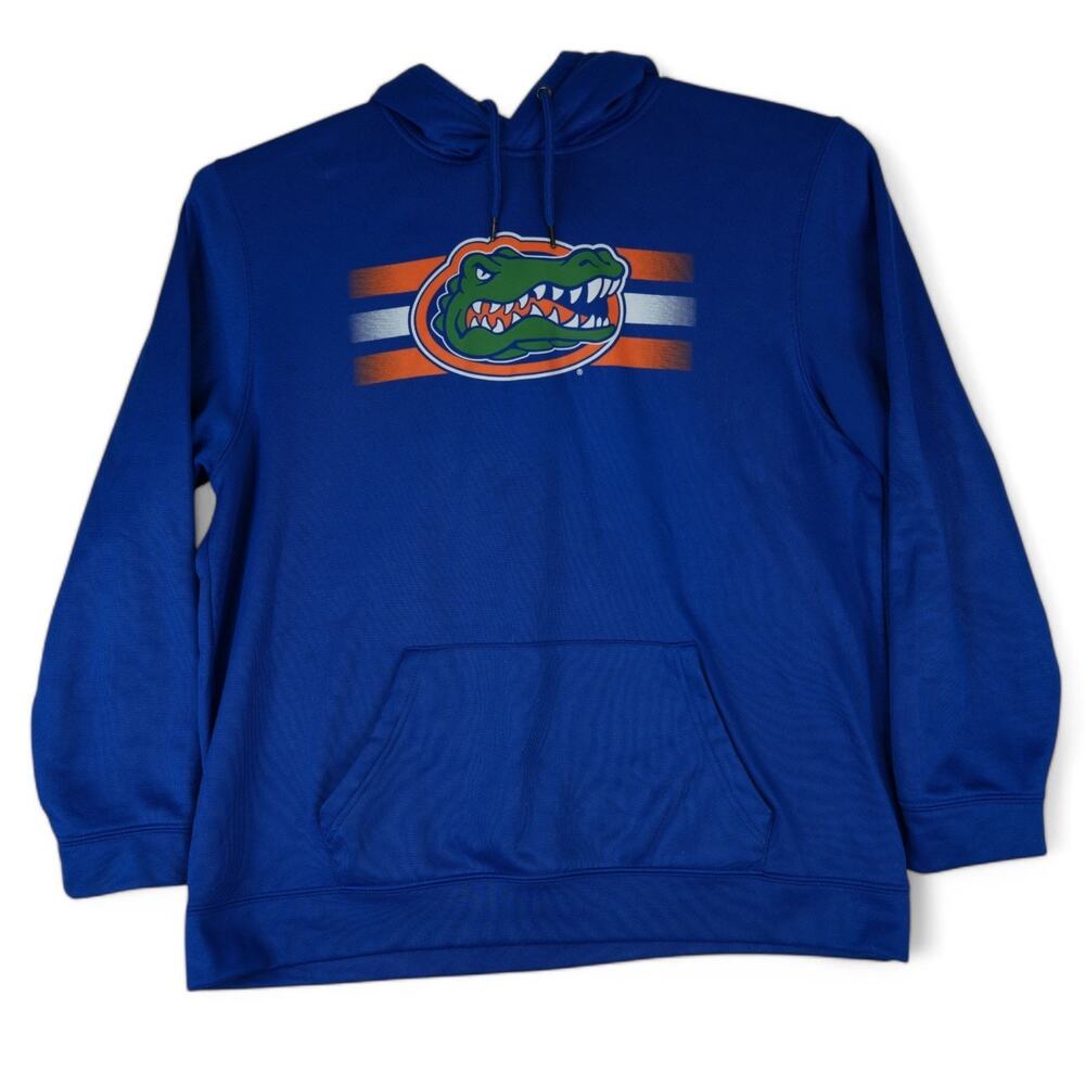 University Of Florida Gators Hoodie Mens XXL‎ Blue Fleece Colosseum Pullover